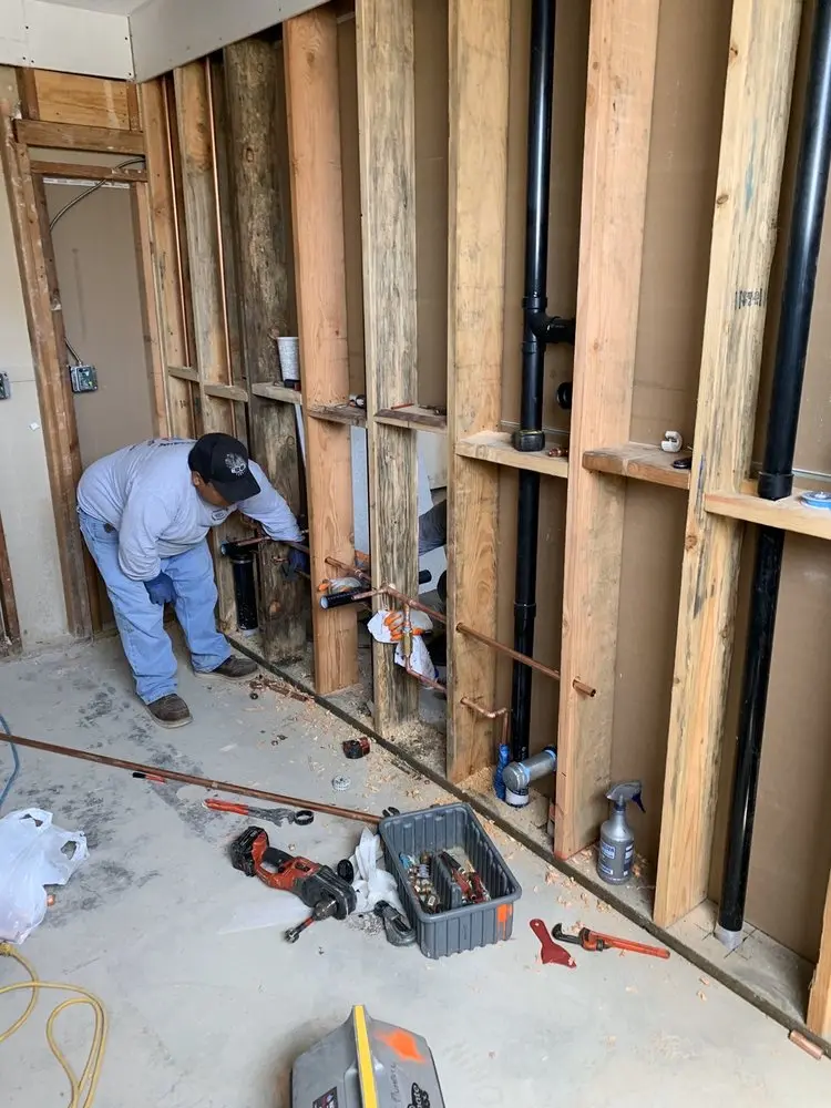 Commercial rough-in plumbing for Gas Line Repair in Bozuretown